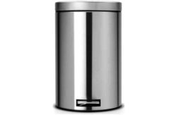 Brabantia Class Plastic 20L Pedal Bin - Matt Sleel.